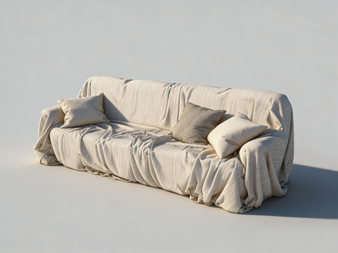 现代沙发su模型