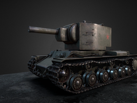 KV2重型坦克1940su模型