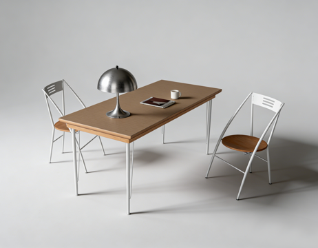 现代书桌su模型