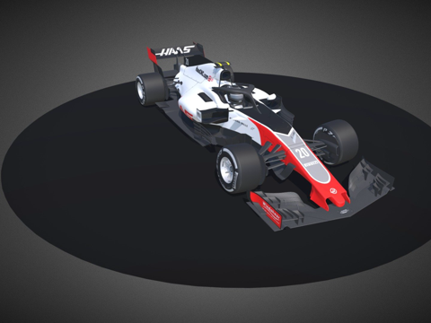 F1哈斯2018su模型