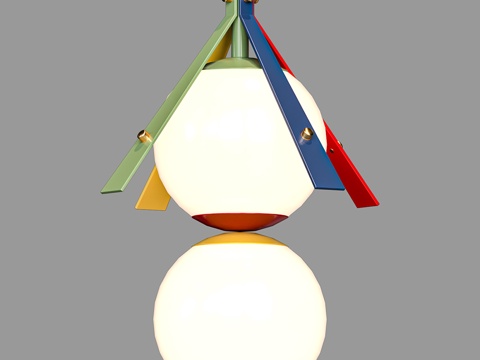 现代简约吊灯 吊灯 简约吊灯 餐厅吊灯 玻璃吊灯 轻奢吊灯3d模型