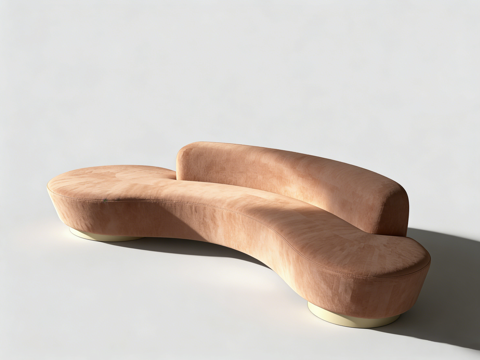 现代异形沙发su模型