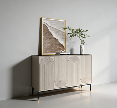 现代装饰柜su模型