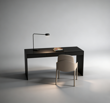 现代书桌su模型