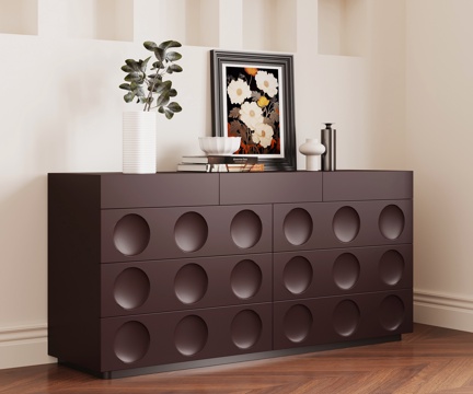 法式复古玄关柜su模型