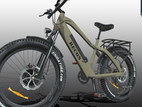 侦察斯特赖克全轮驱动电动自行车su模型