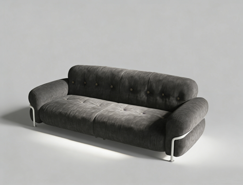 现代沙发su模型