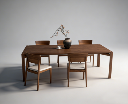 中古书桌餐桌su模型