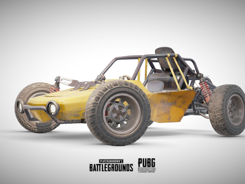 绝地求生越野车su模型