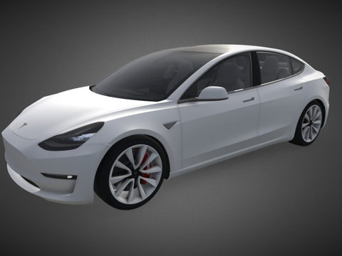 特斯拉2018款Model 3su模型