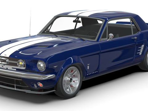 福特野马1965su模型