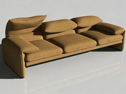 现代沙发su模型