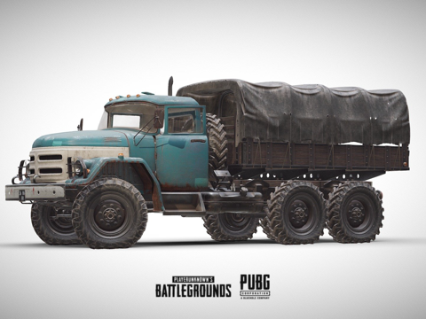 绝地求生卡车su模型