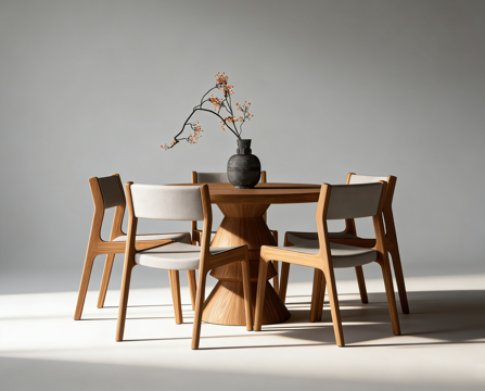 中古餐桌su模型