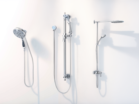 淋浴花洒su模型