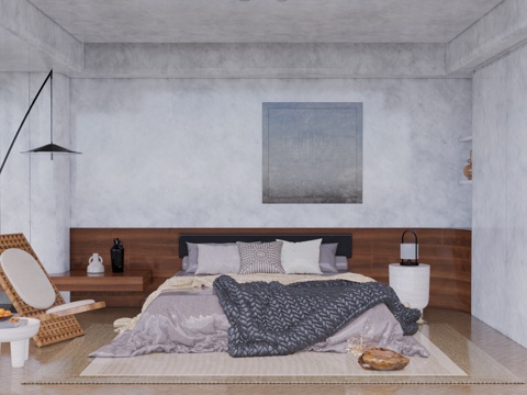 卧室 餐厅 台灯 卫生间 家装 书柜su模型