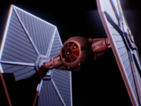 T.I.E战斗机星球大战su模型