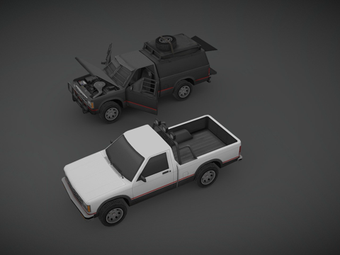 雪佛兰 S10su模型