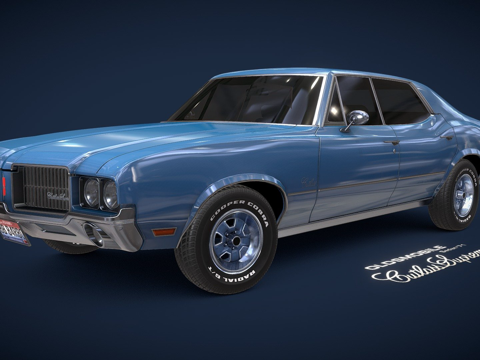 奥兹莫比尔短剑至尊轿车71su模型