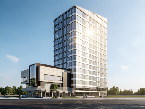 现代酒店 高层酒店 多层酒店 旅馆 酒店建筑su模型