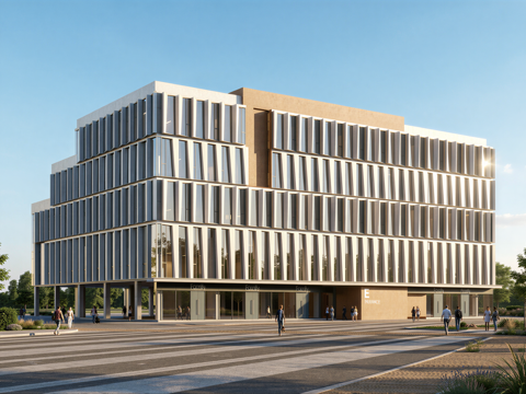 现代酒店 多层酒店 高层酒店 旅馆 酒店建筑su模型