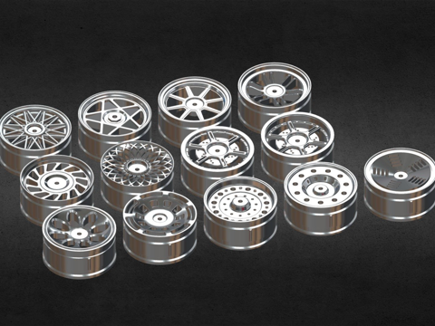 合金 车轮 轮辋su模型