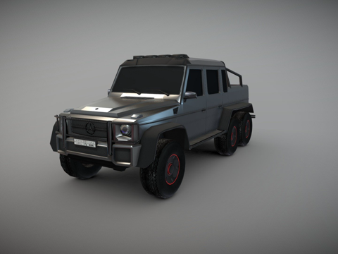 梅赛德斯 G级 6x6su模型