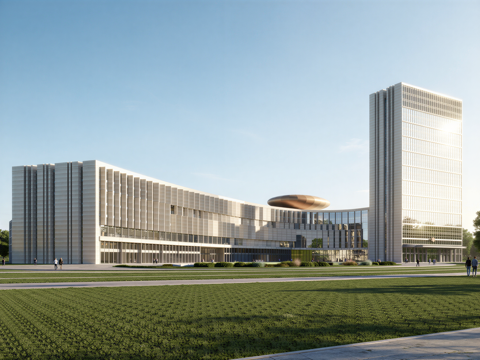 现代酒店 高层酒店 多层酒店 旅馆 酒店建筑su模型