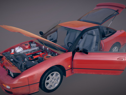 日产200SX S13su模型