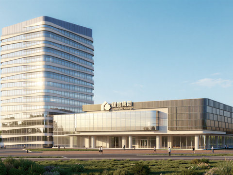 现代酒店 高层酒店 多层酒店 旅馆 酒店建筑su模型