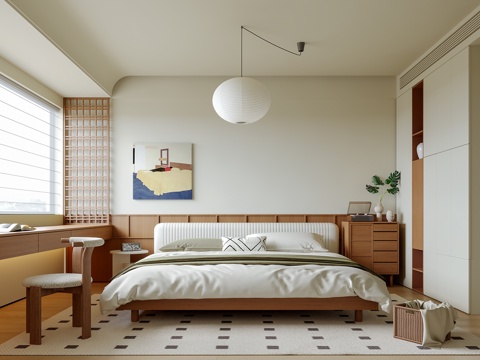 包豪斯卧室su模型