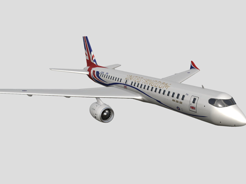 皇家空军 航行者 飞机su模型