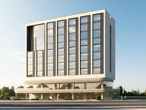 现代酒店 高层酒店 多层酒店 旅馆 酒店建筑su模型