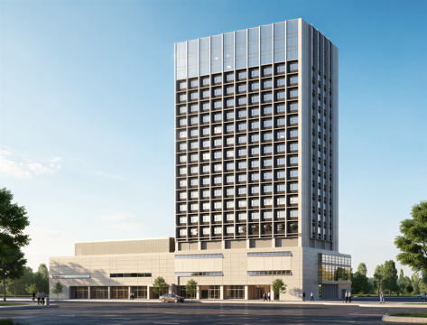 现代酒店 高层酒店 多层酒店 旅馆 酒店建筑su模型