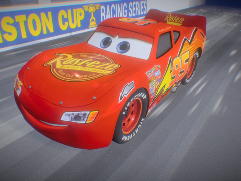 闪电麦昆在行动su模型