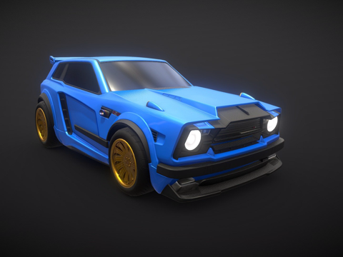 芬尼克火箭联盟车su模型