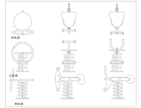 儿童摇摇马 弹簧摇摇乐 儿童摇椅 户外摇摇椅 儿童摇马cad施工图