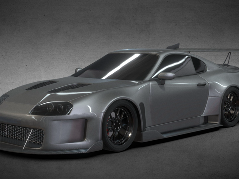 丰田Supra MK4调校版su模型