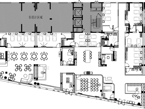社区医院卫生院方案平面图cad施工图