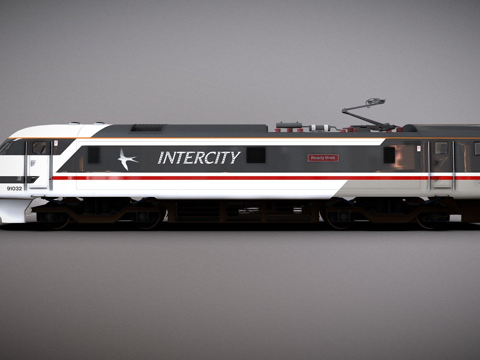 火车英国铁路91级动力车su模型