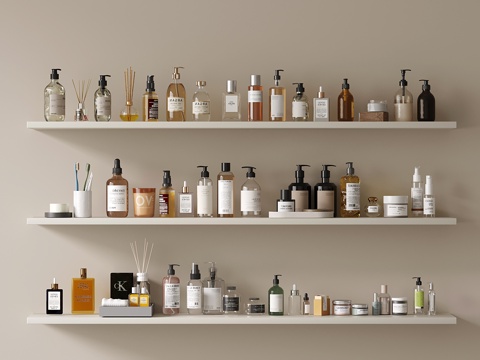 现代洗涤日用 洗浴用品 洗护用品 洗漱用品su模型