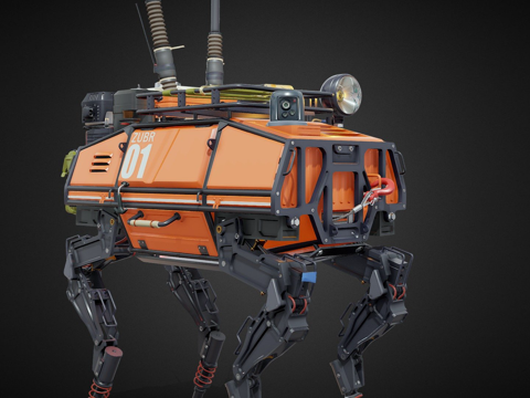 机器人伊热夫斯克机械 草案su模型