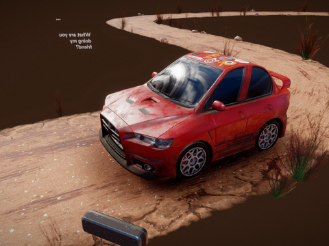 你撞毁了车su模型