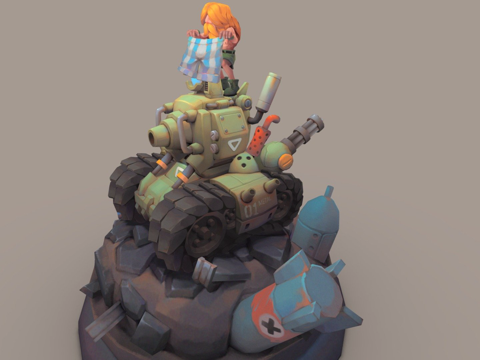 合金弹头su模型