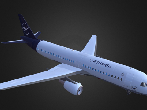 A320200 带驾驶舱su模型