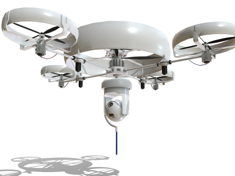 侦察间谍无人机su模型