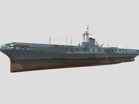 USS 中途岛号su模型