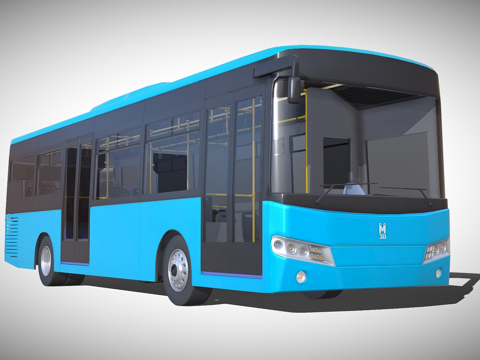 城市巴士su模型