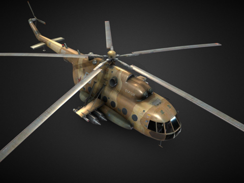 陆军直升机su模型