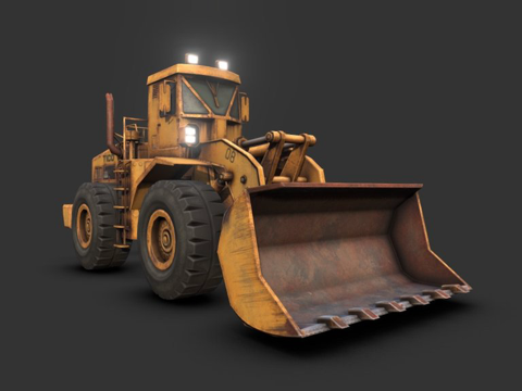 轮式装载机su模型